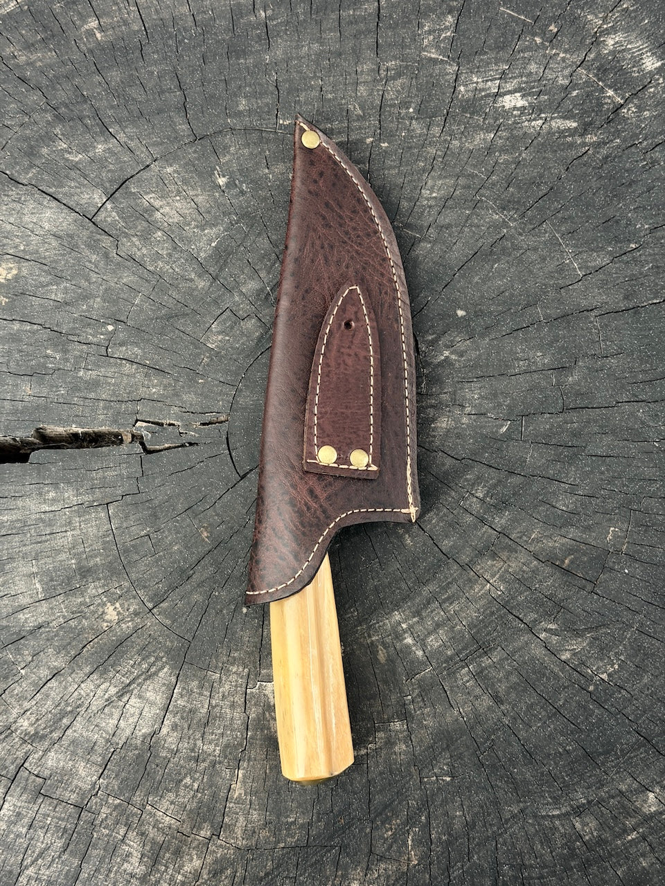 6" Picanha Knife, Ostrich Bone, SS440 - 150mm