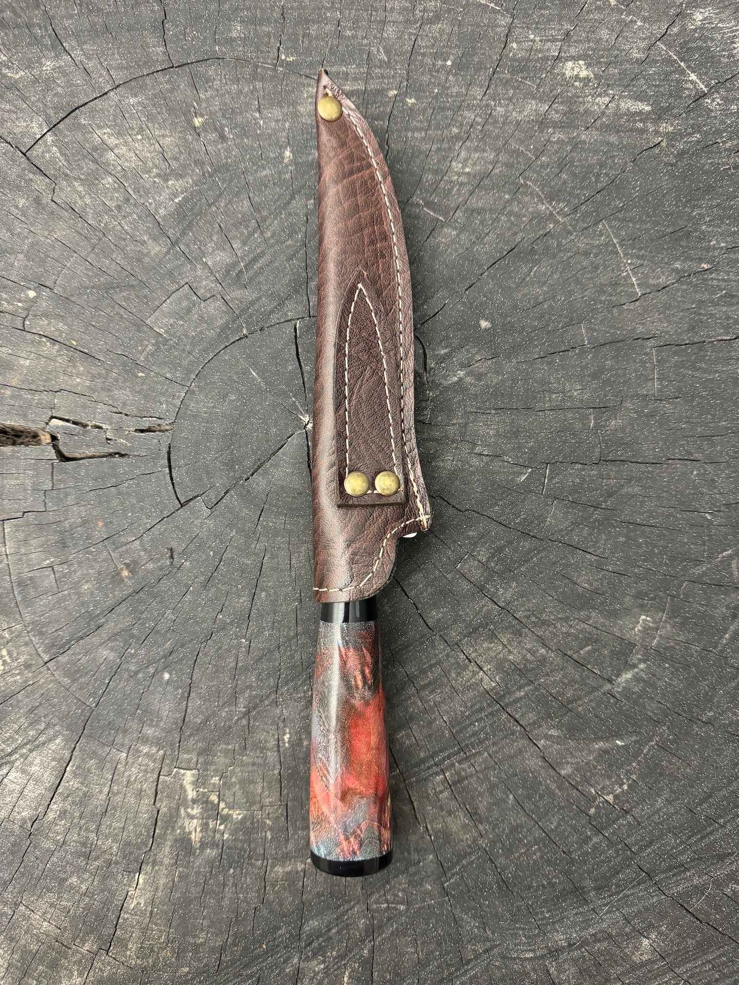 5" Boning Knife, Maple Burl, SS420 - 130mm