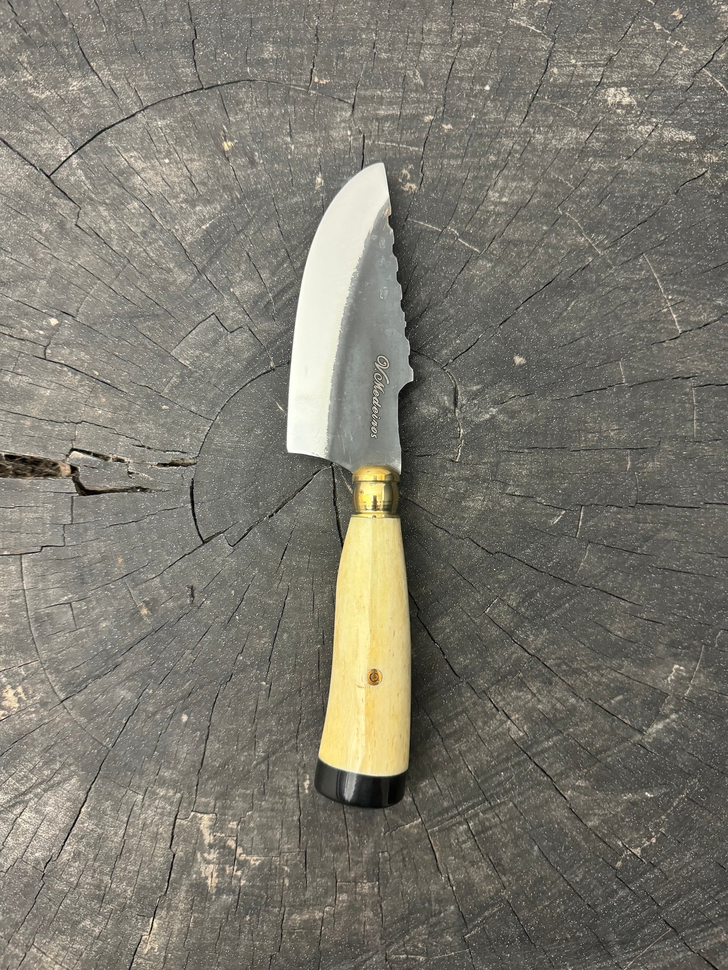 4” Skinner Knife, Ostrich Bone - RSS420 - 105mm