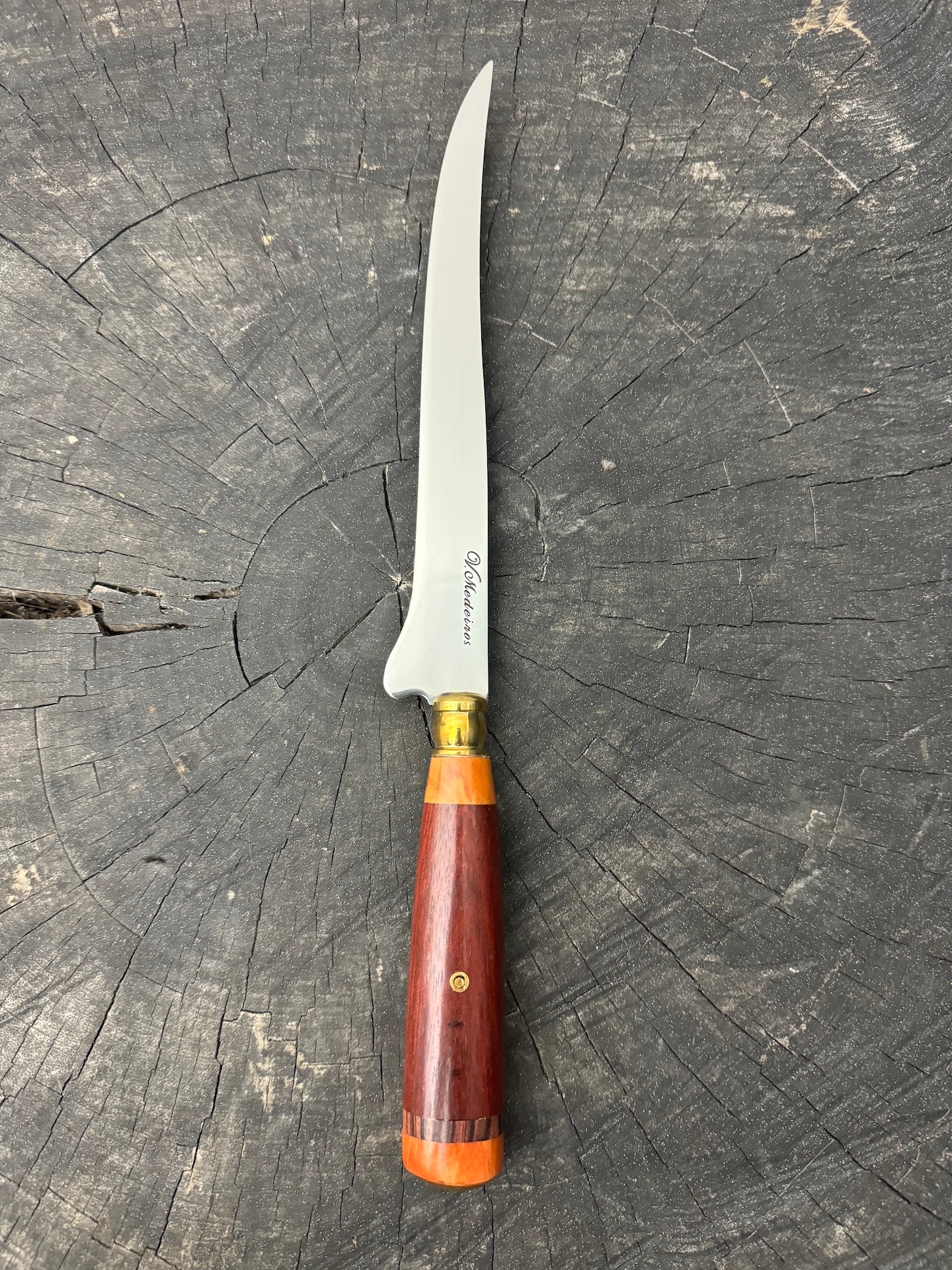 8" Boning Knife, Pau Brasil Hardwood, SS420 - 200mm