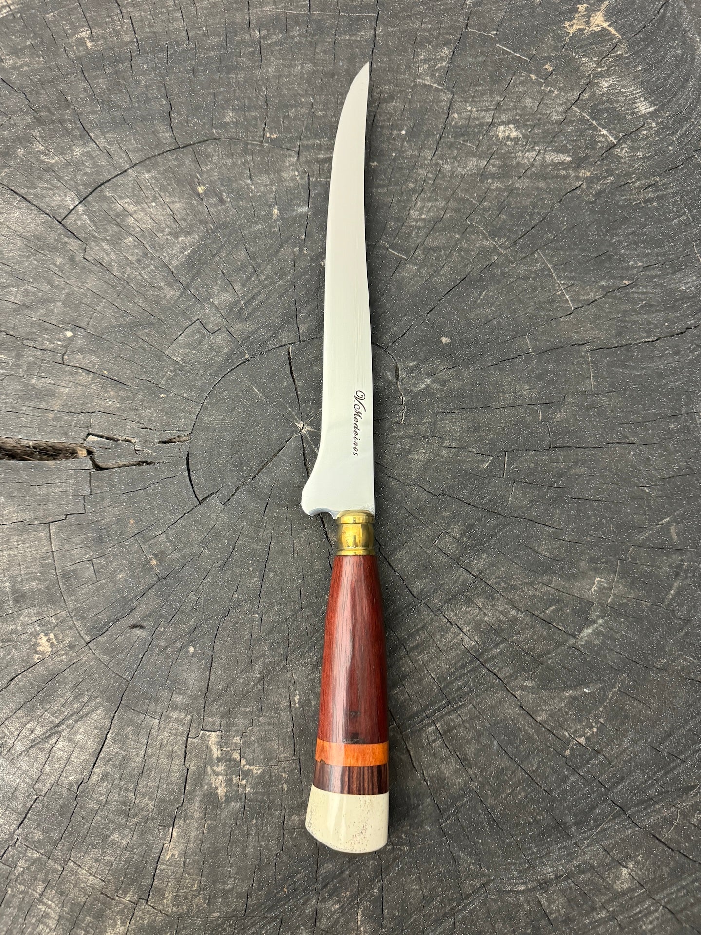 8" Boning Knife, Pau Brasil Hardwood, SS420 - 200mm