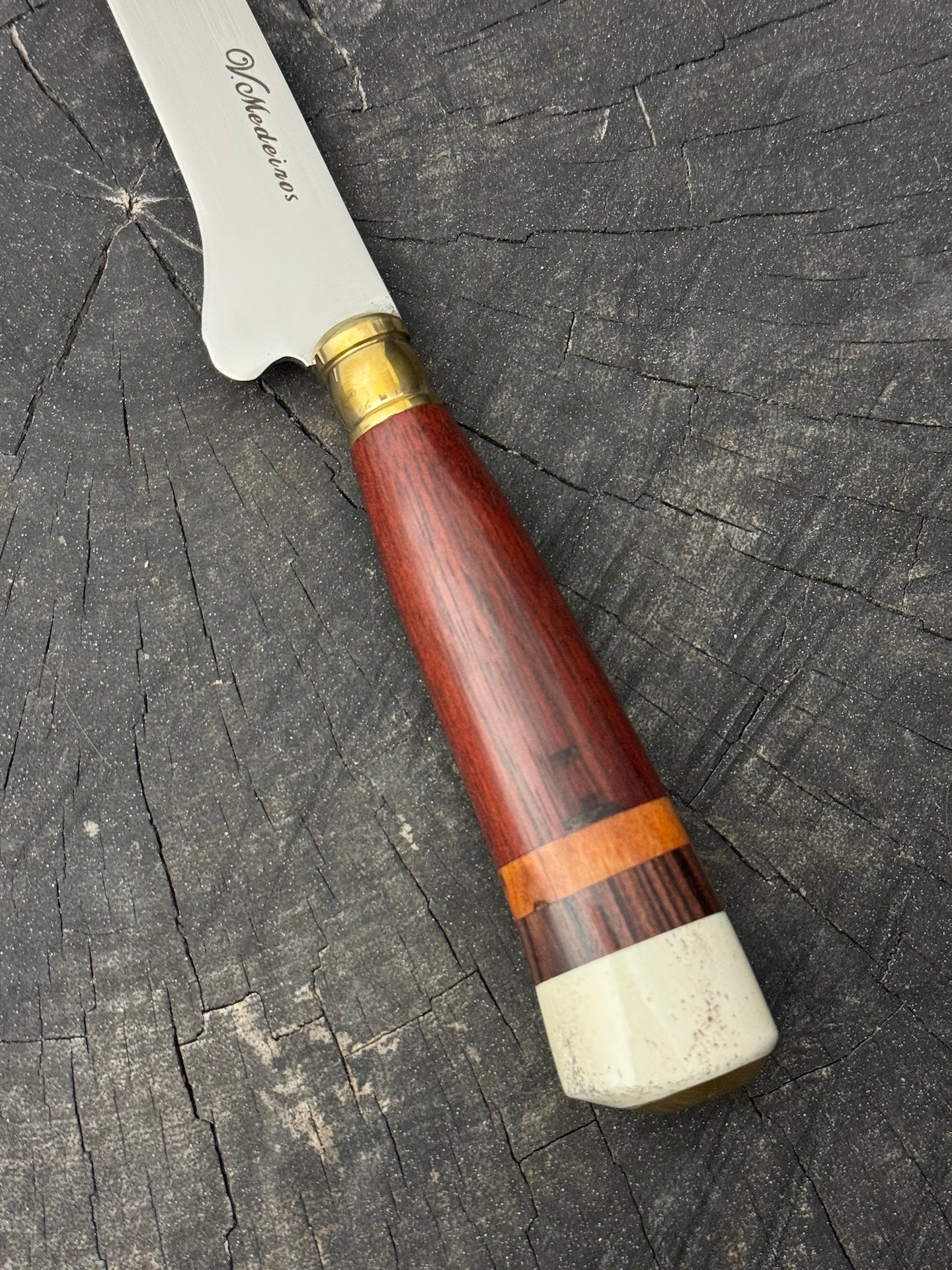 8" Boning Knife, Pau Brasil Hardwood, SS420 - 200mm