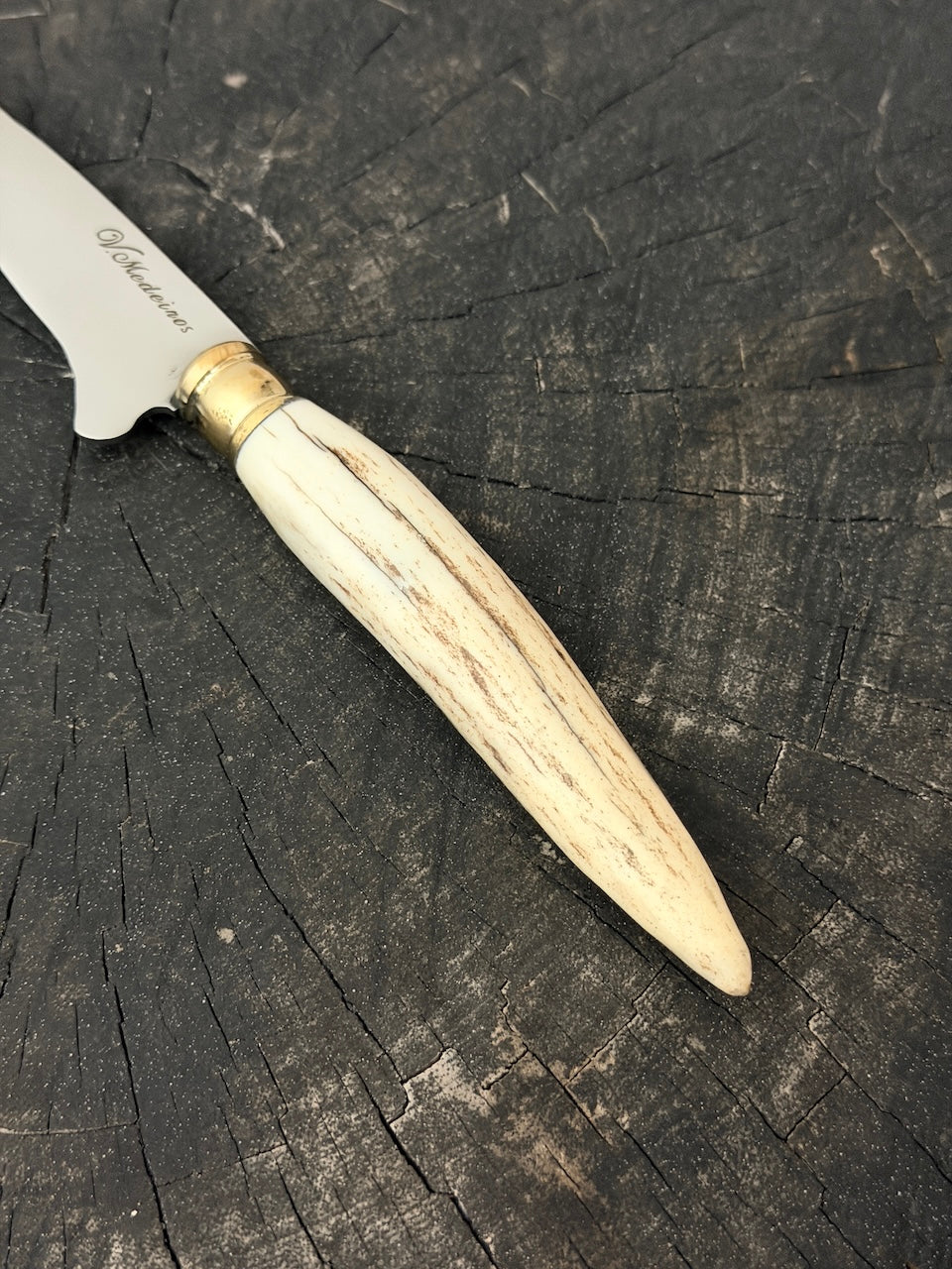 5" Boning Knife, Deer Antler, SS440 - 130mm