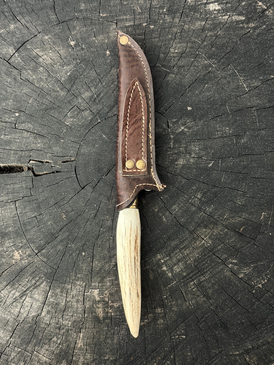 5" Boning Knife, Deer Antler, SS440 - 130mm