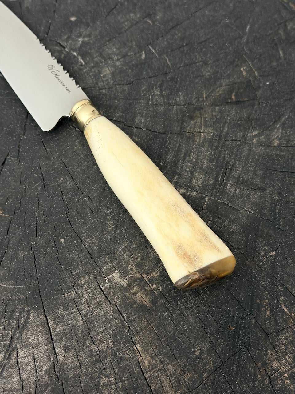 6" Utility Knife, Ostrich Bone, SS440 - 150mm