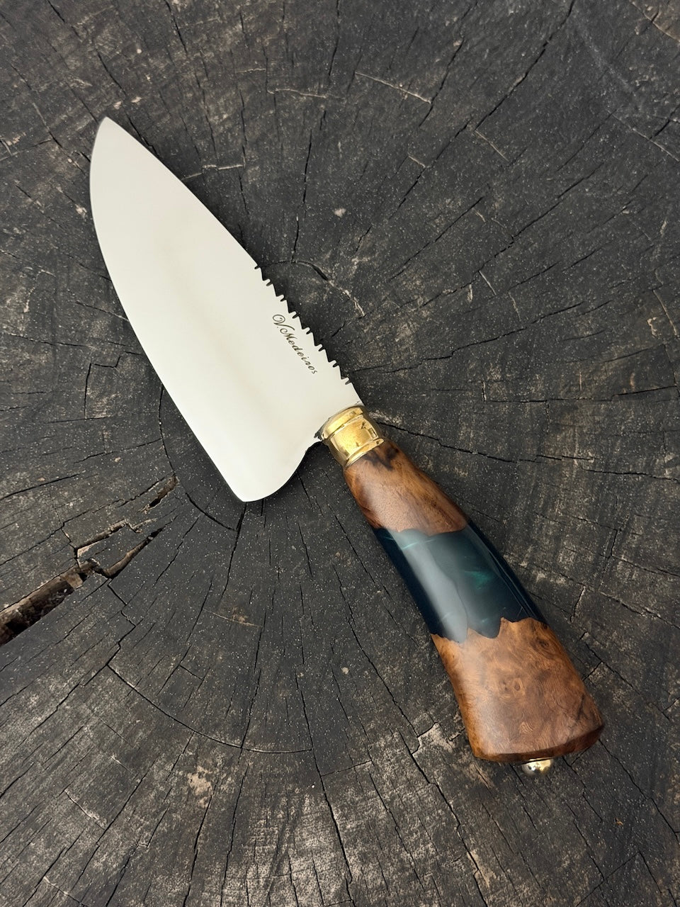 6" Picanha Knife, Hybrid Custom Block, SS440 - 150mm