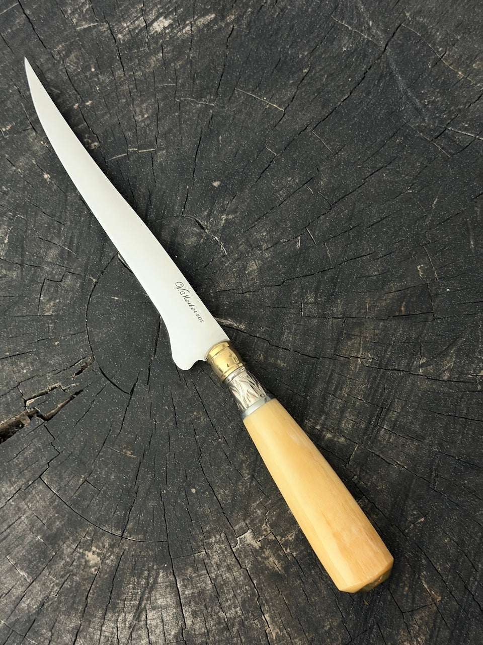 8" Boning Knife, Ostrich Bone, SS420 - 200mm