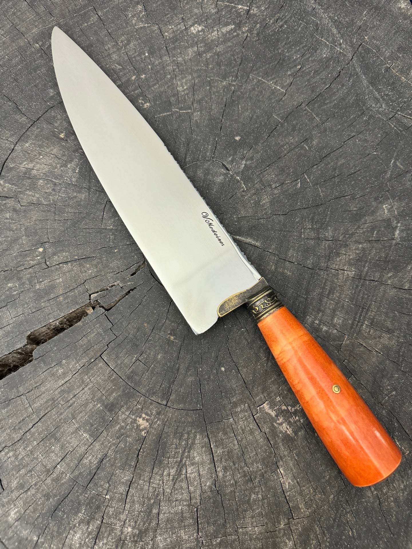 10" Chef Picanha Knife, Cherry Hardwood, SS440 - 250mm