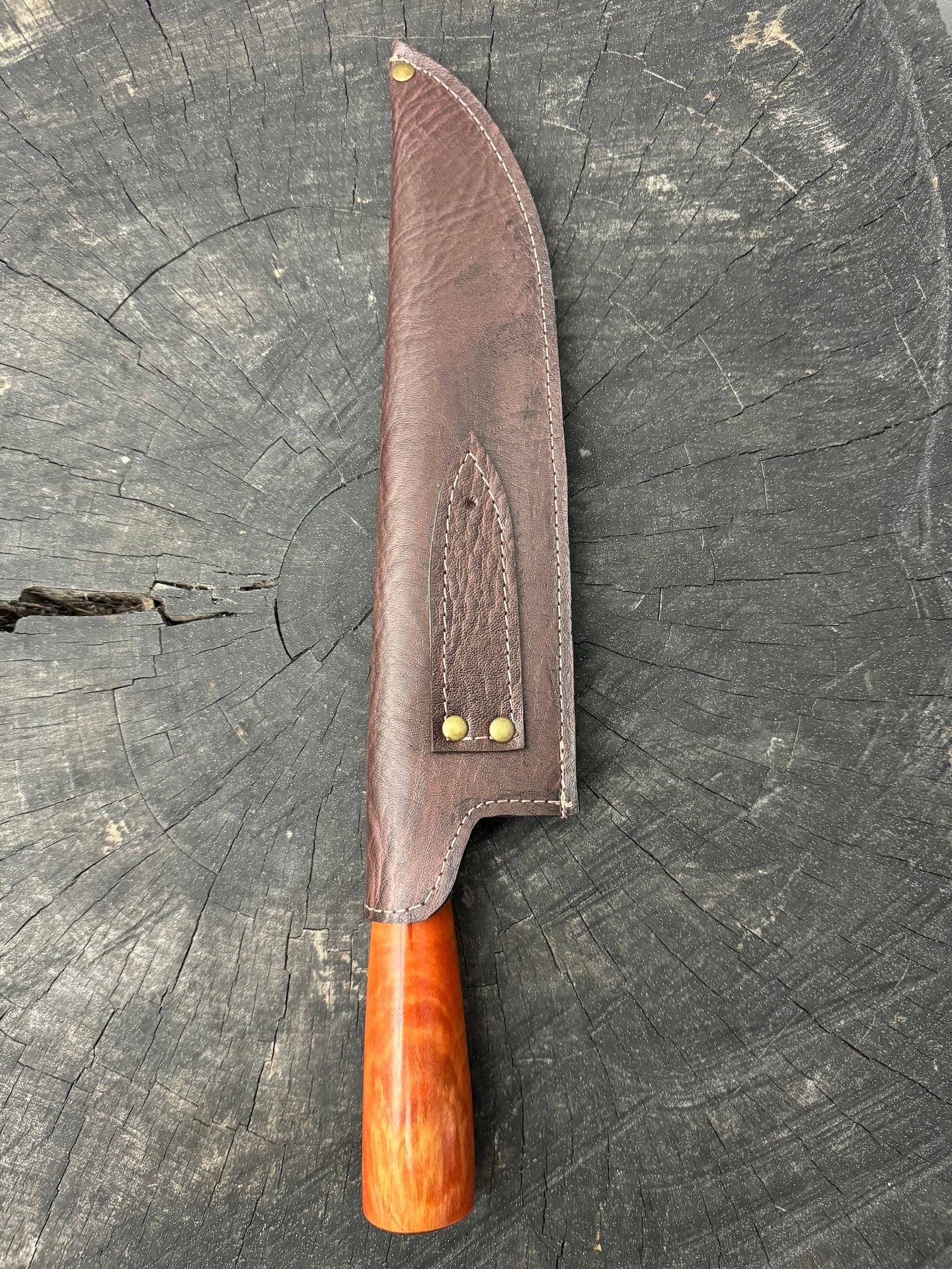 10" Chef Picanha Knife, Cherry Hardwood, SS440 - 250mm