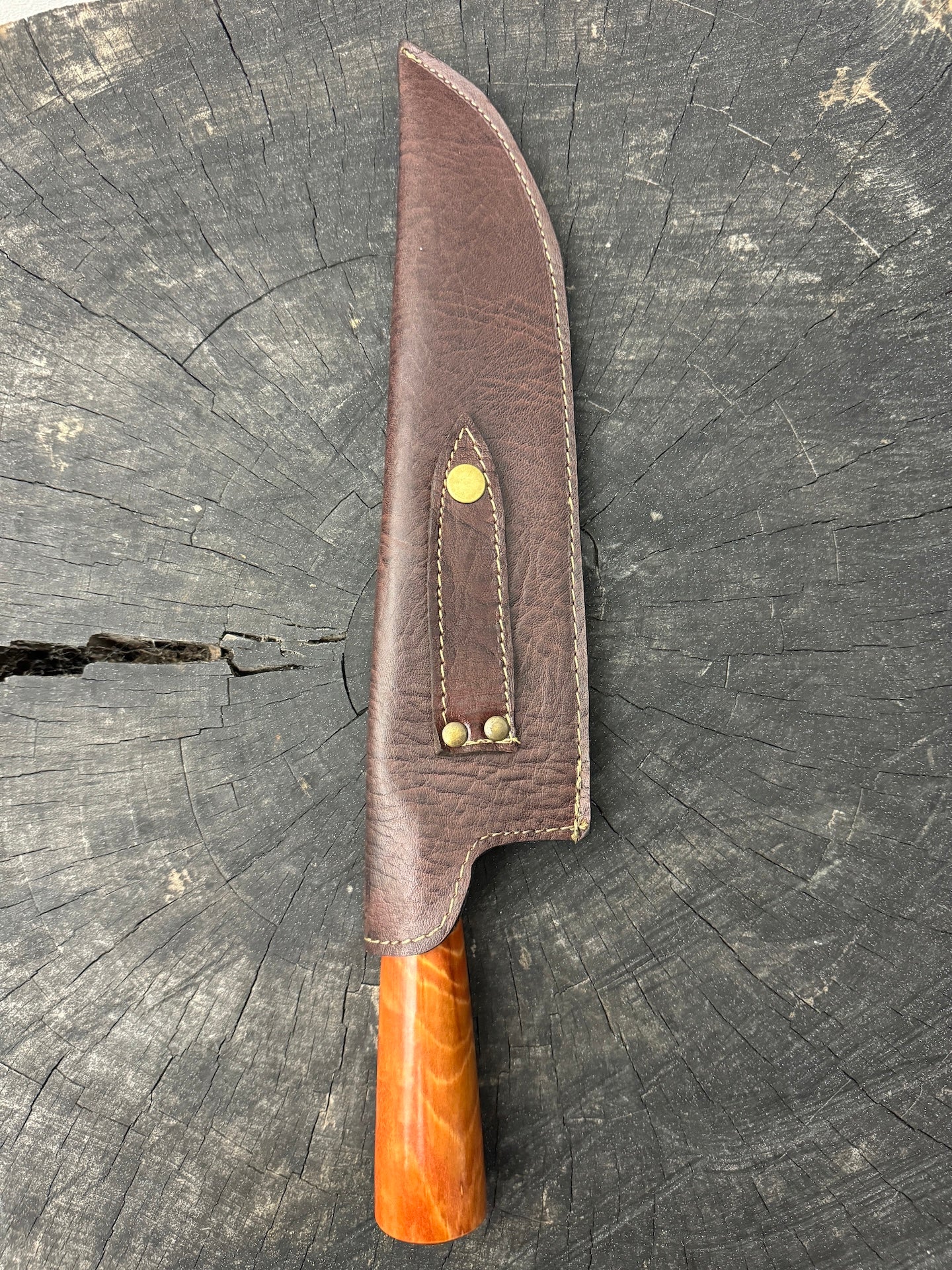 10" Chef Picanha Knife, Cherry Hardwood, SS440 - 250mm