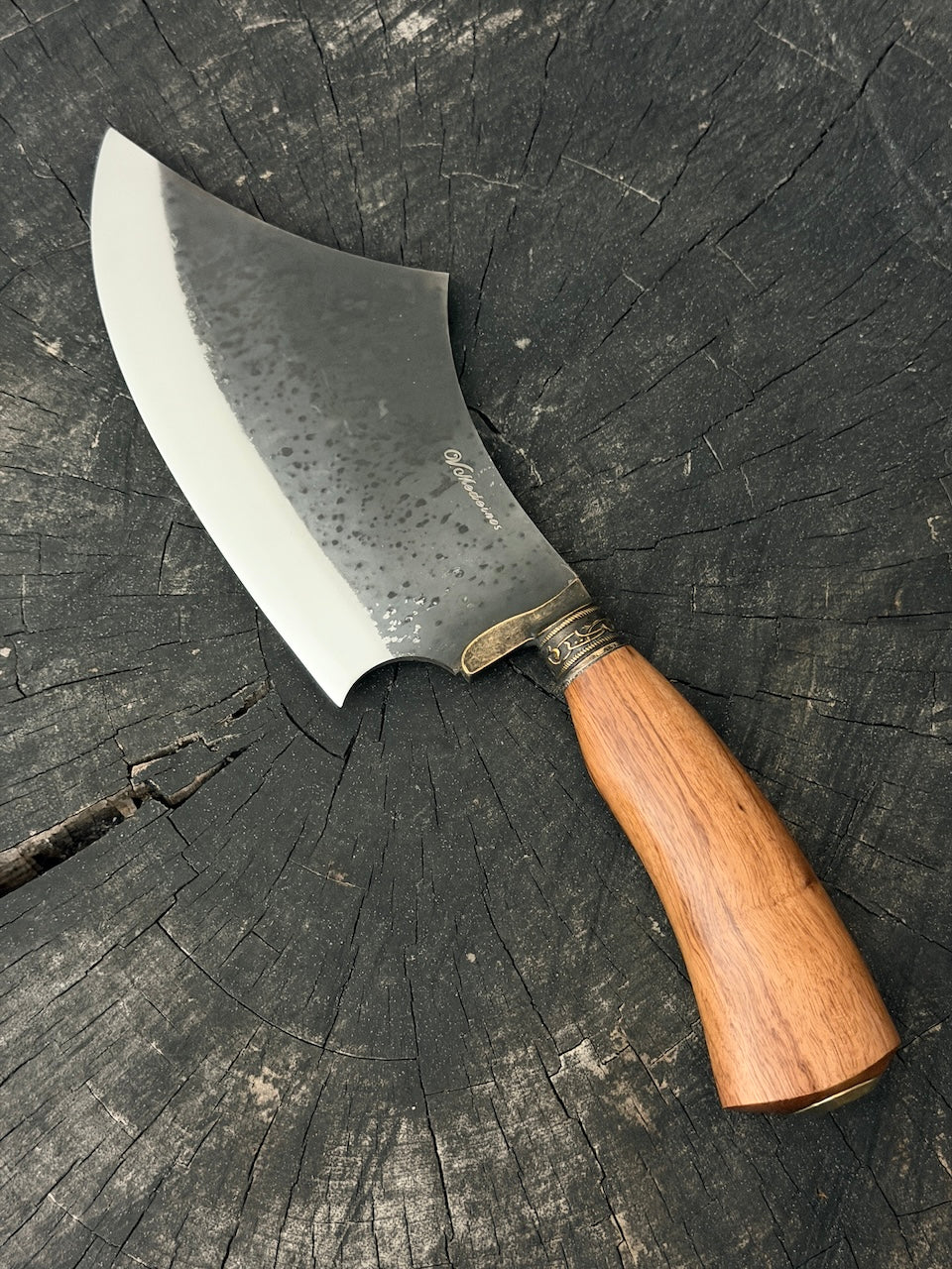 7" Cutelo Wild Cleaver, Native Ironwood, RSS440 - 180mm