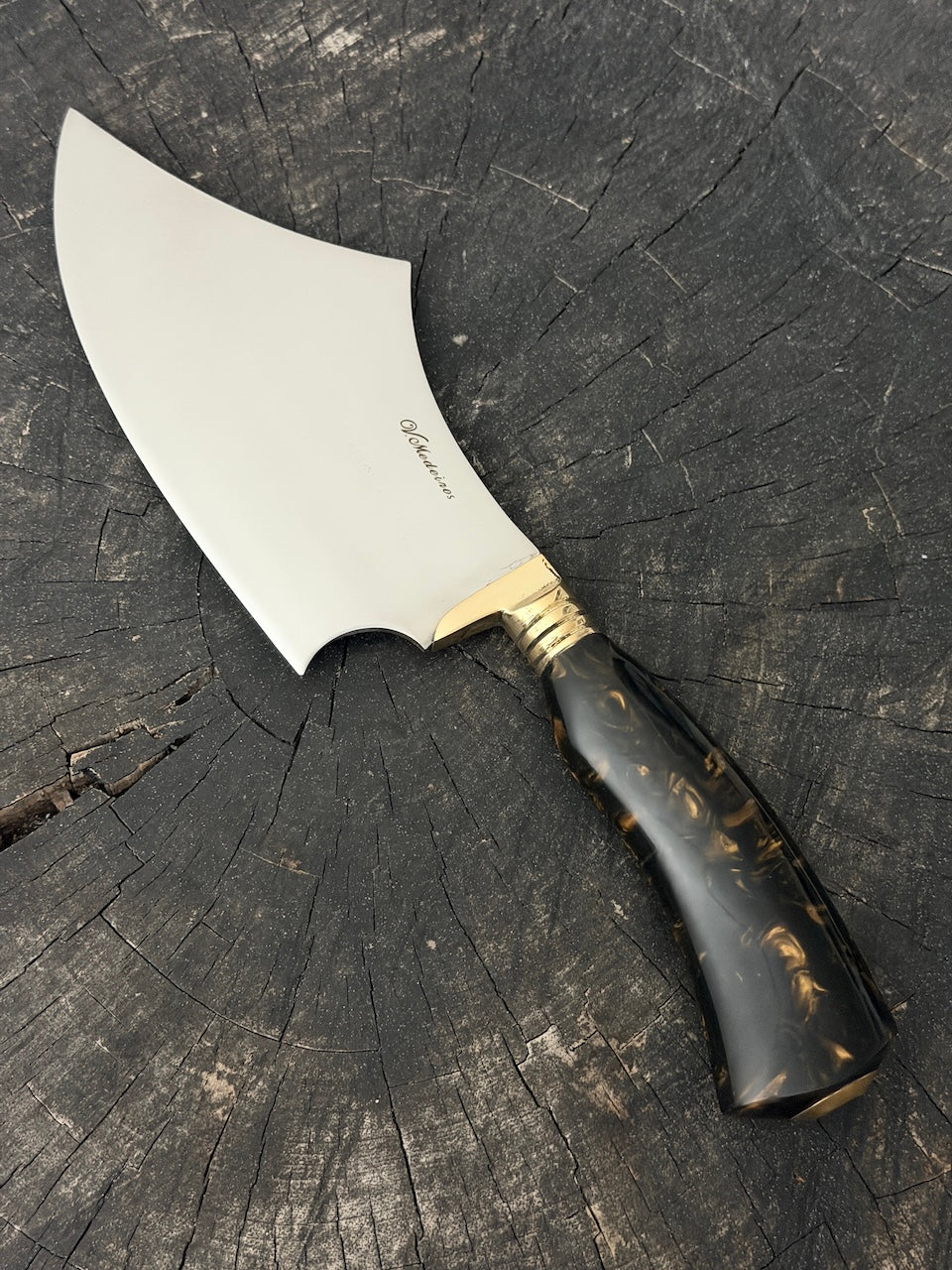 7" Cutelo Wild Cleaver, Predator Custom Block, SS440 - 180mm