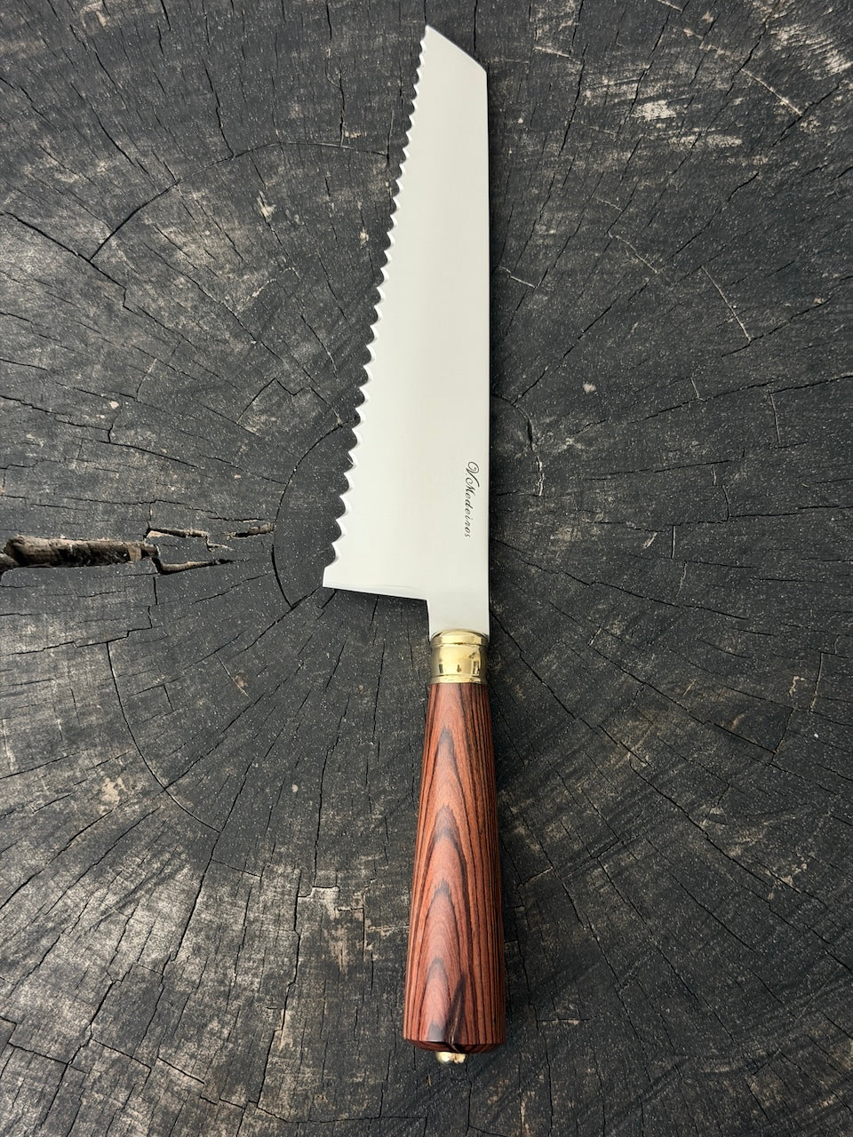 8" Bread & Roast Knife, Violet Jacaranda, SS420c - 200mm