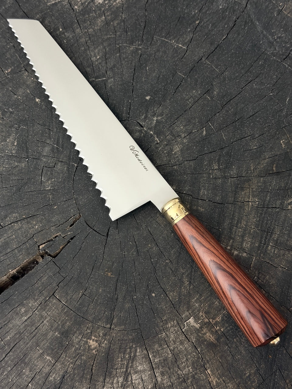 8" Bread & Roast Knife, Violet Jacaranda, SS420c - 200mm