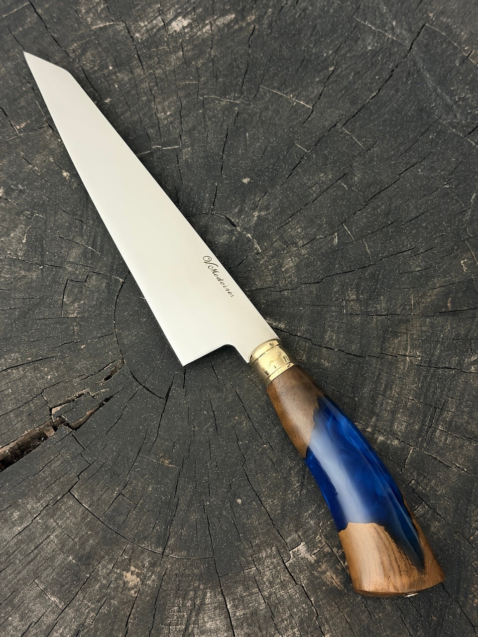 8" Branca Knife, Hybrid Custom Block, SS440 - 210mm