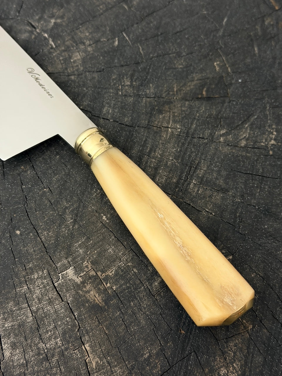 8" Kultura Knife, Ostrich Bone, SS440 - 200mm