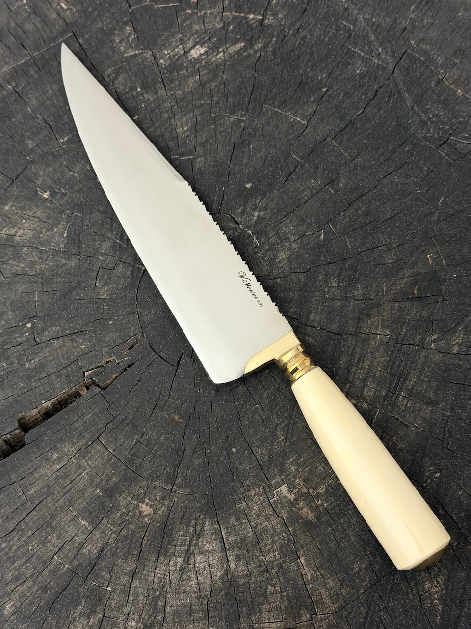 10" Picanha Knife, Ostrich Bone, SS440 - 250mm