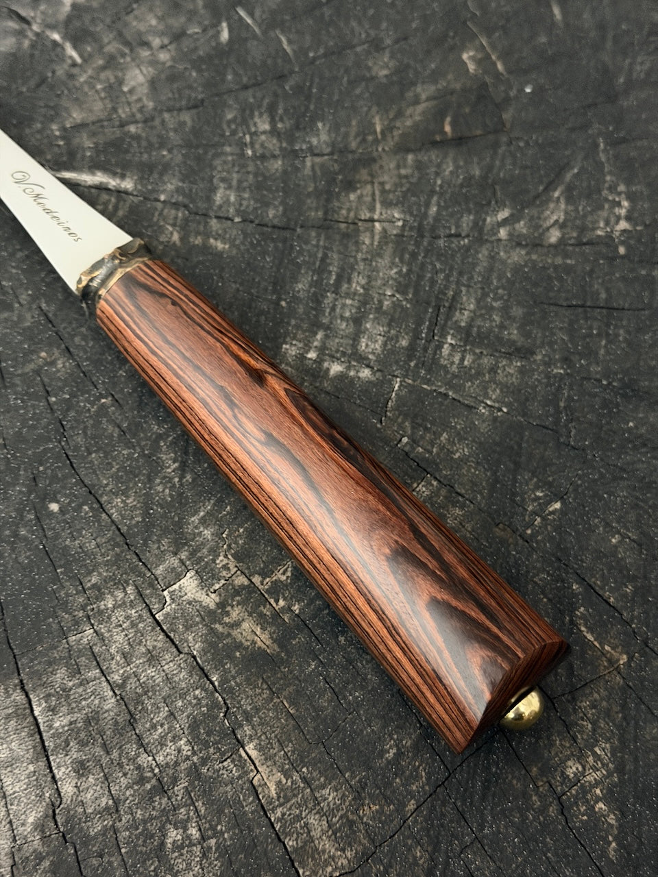 10" BBQ & Grill Fork, Violet Jacaranda Hardwood, SS440