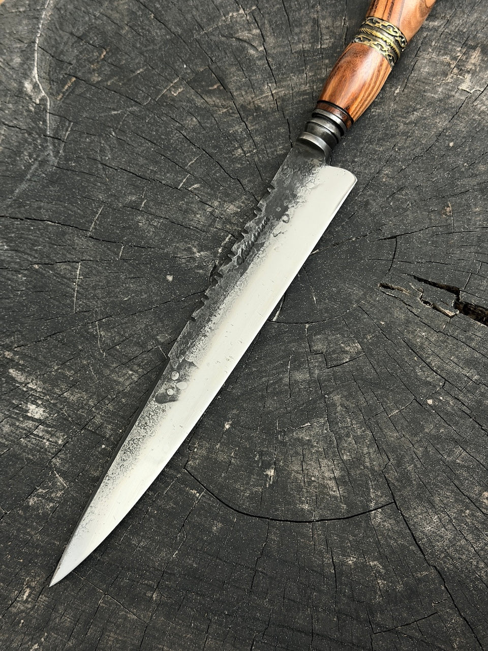 10" Integral Chef Knife - Forged Carbon Steel 5160 - 250mm
