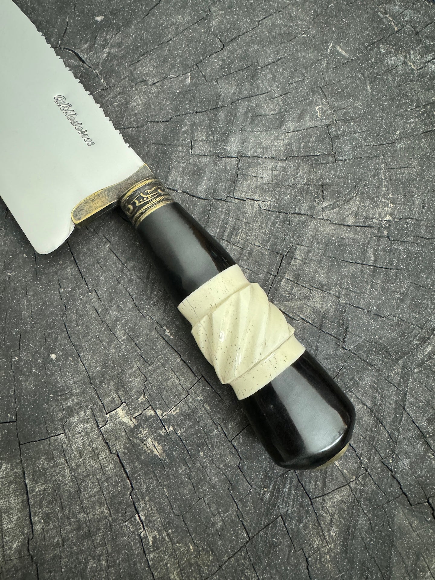 8" Picanha Chef Knife, Hybrid Handle, SS440 - 200mm