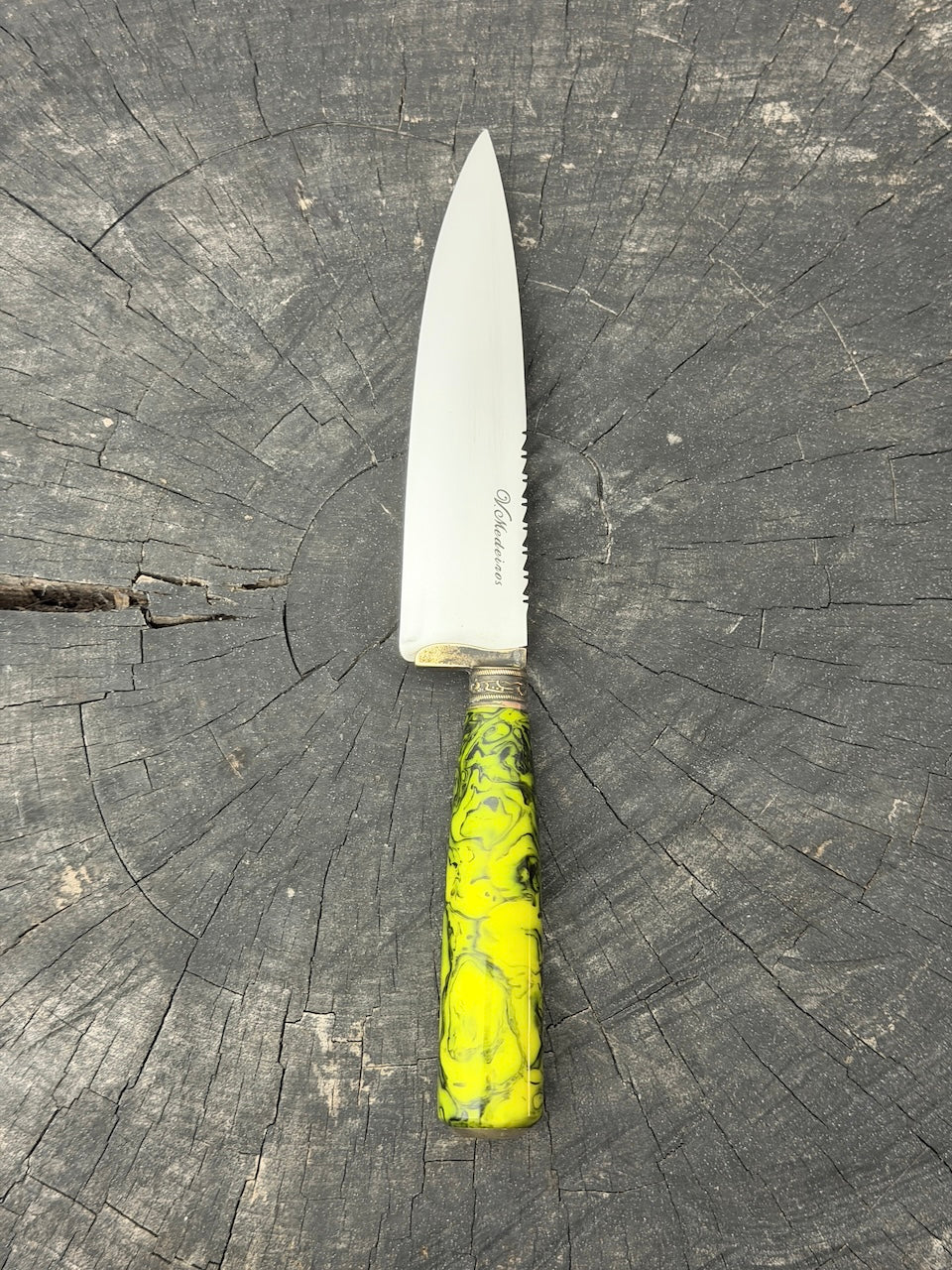 6" Utility Knife, Custom Block, SS440 - 150mm