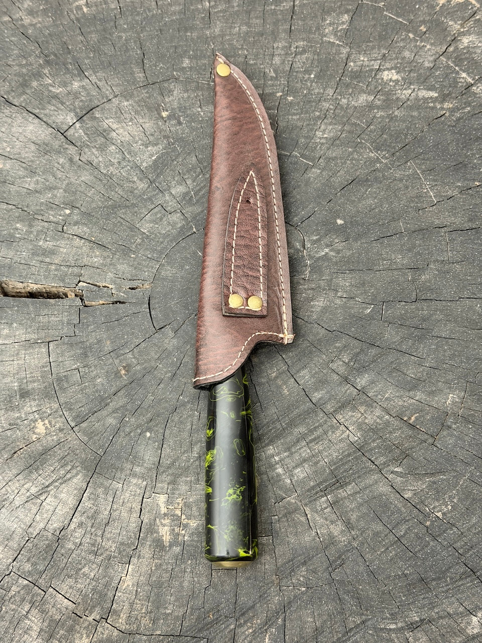 6" Utility Knife, Custom Block, SS440 - 150mm