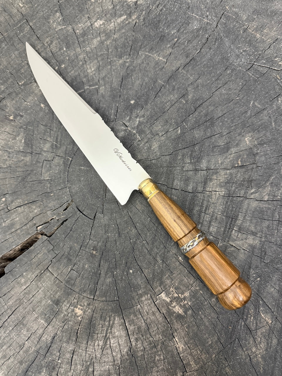 8" Chef Knife, Native Hardwood, SS420 - 200mm