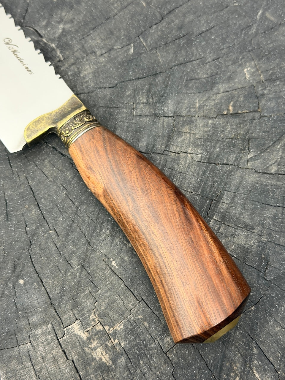 8" Artisan Knife, Jacaranda Hardwood, SS440 - 190mm