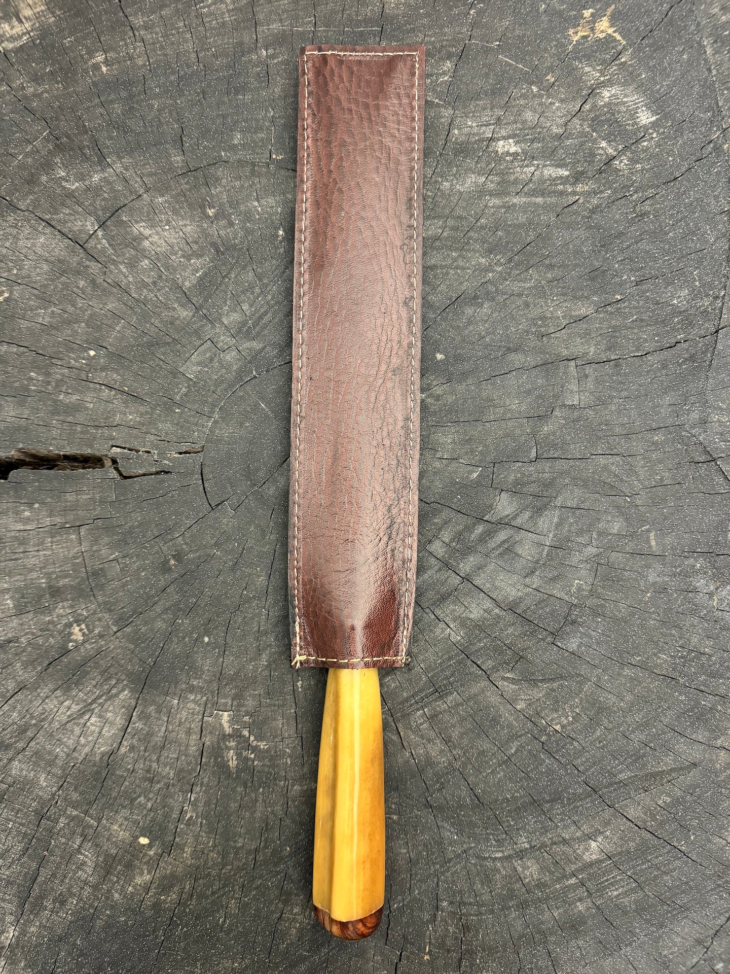 10" BBQ & Grill Fork, Ostrich Bone, SS440