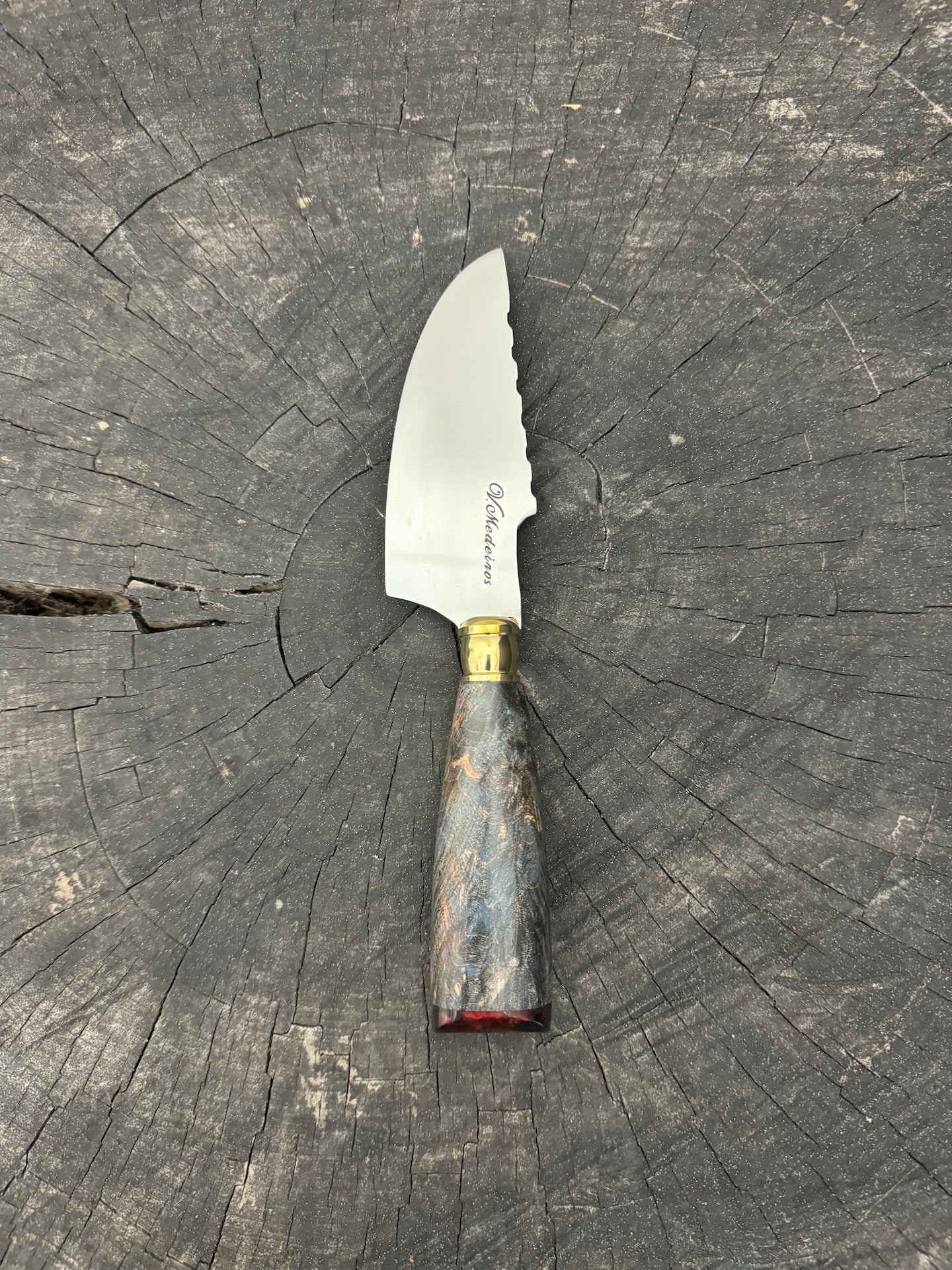 4” Skinner Knife, Maple Burl - SS420 - 105mm