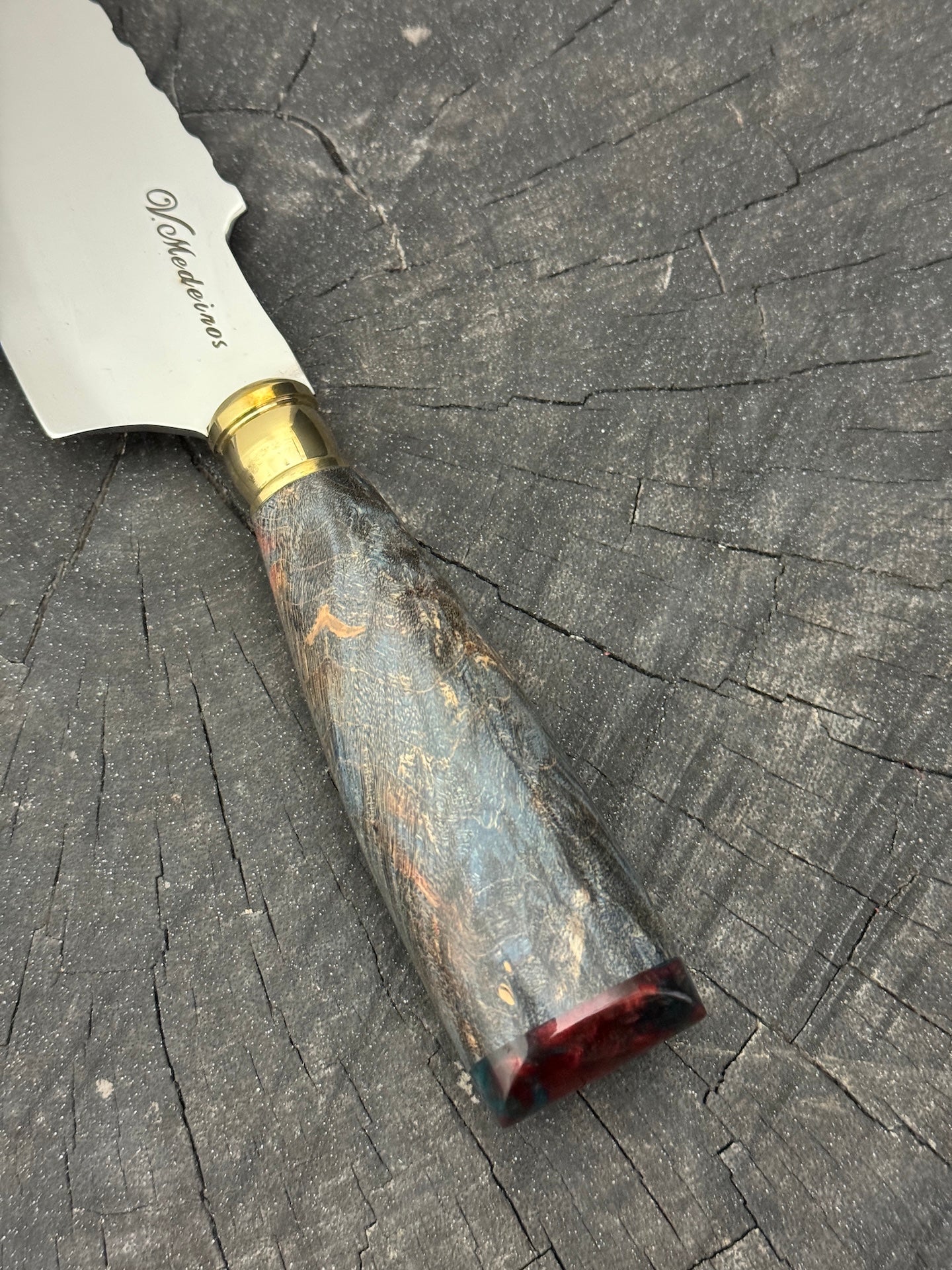 4” Skinner Knife, Maple Burl - SS420 - 105mm