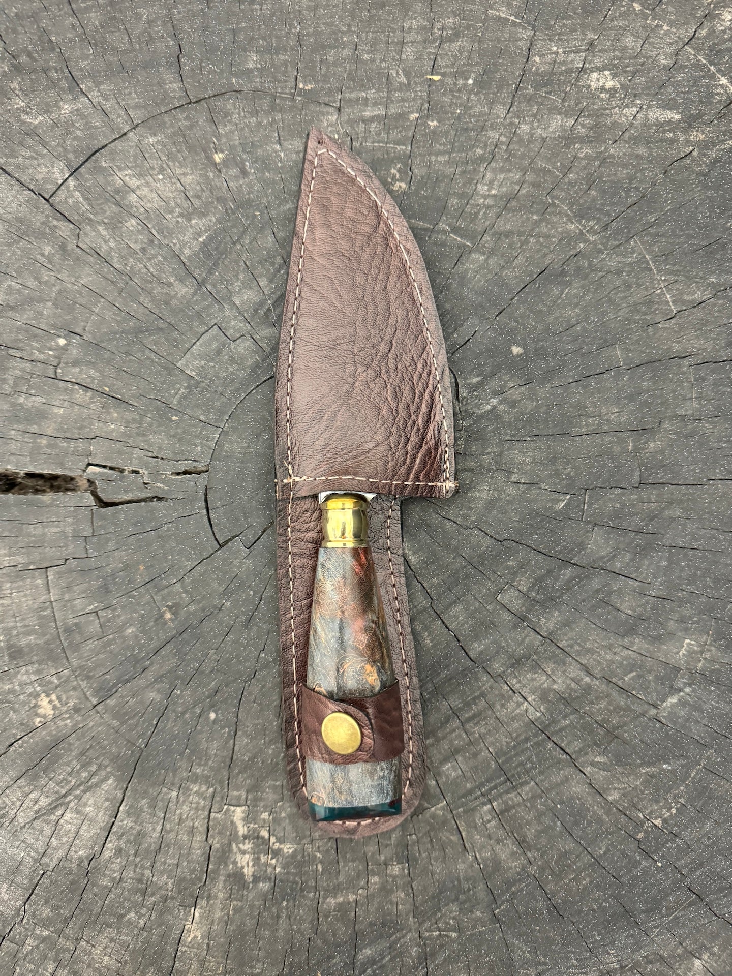 4” Skinner Knife, Maple Burl - SS420 - 105mm