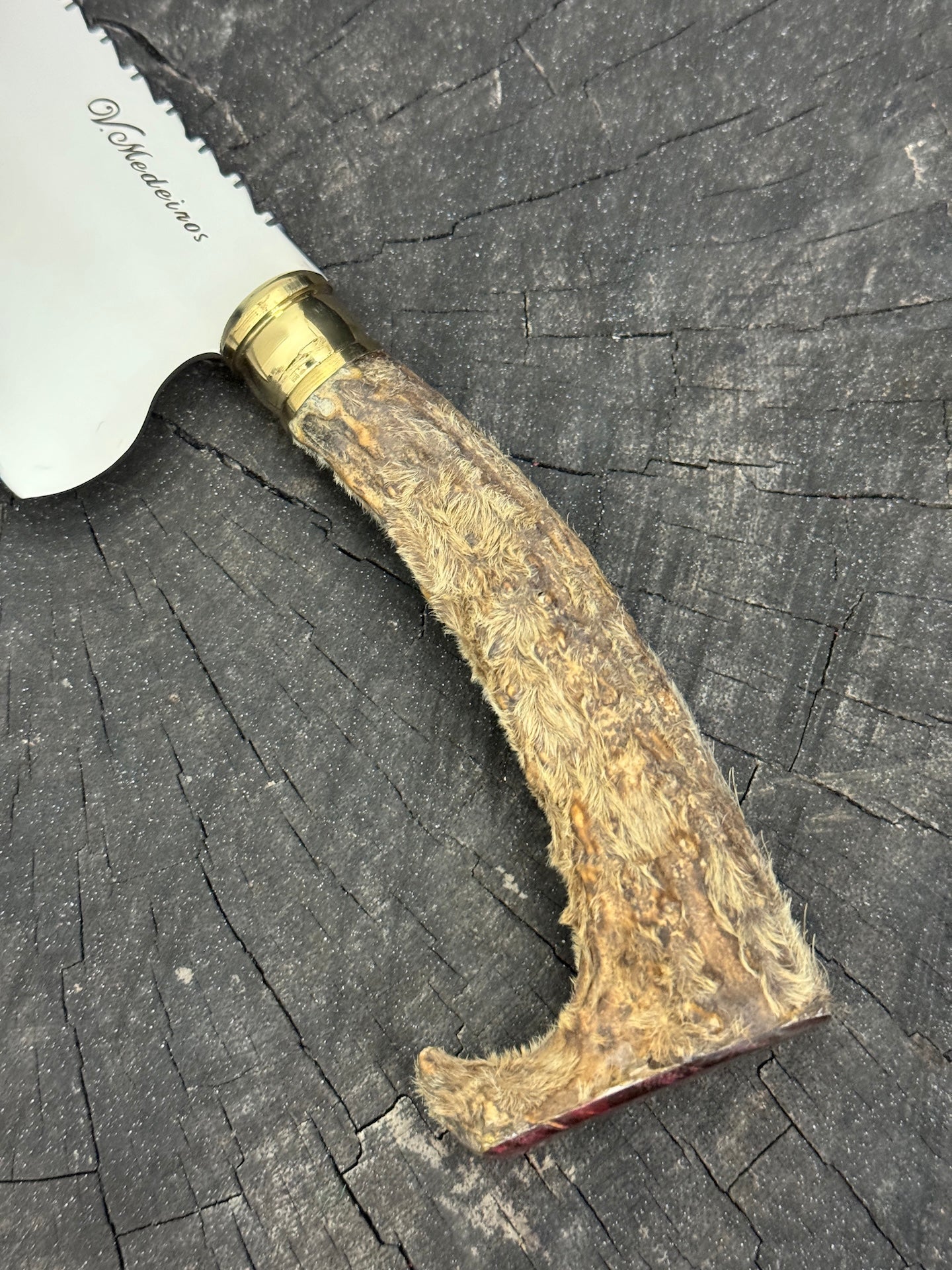 6" Picanha Knife, Deer Antler, SS440 - 150mm
