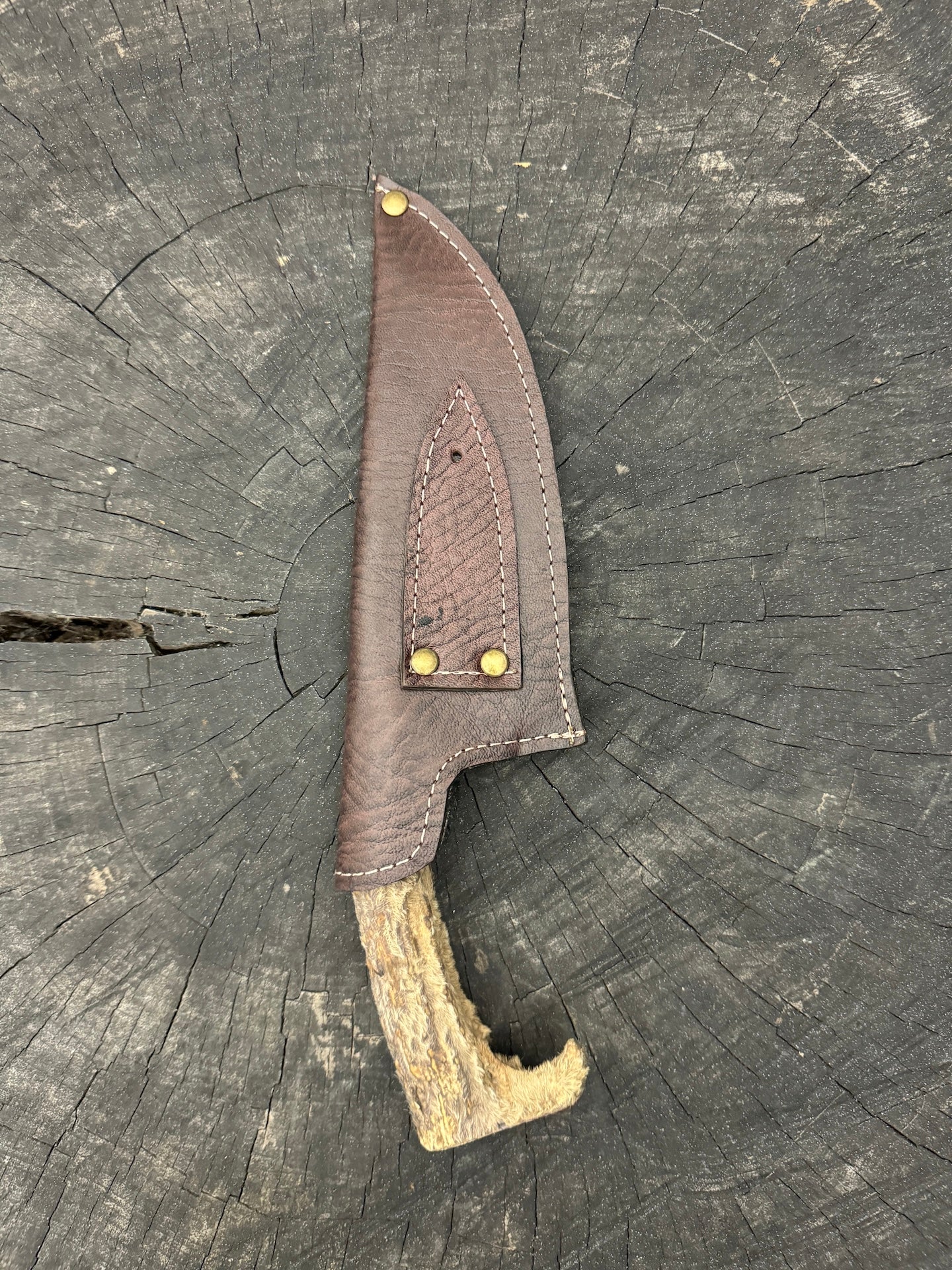 6" Picanha Knife, Deer Antler, SS440 - 150mm
