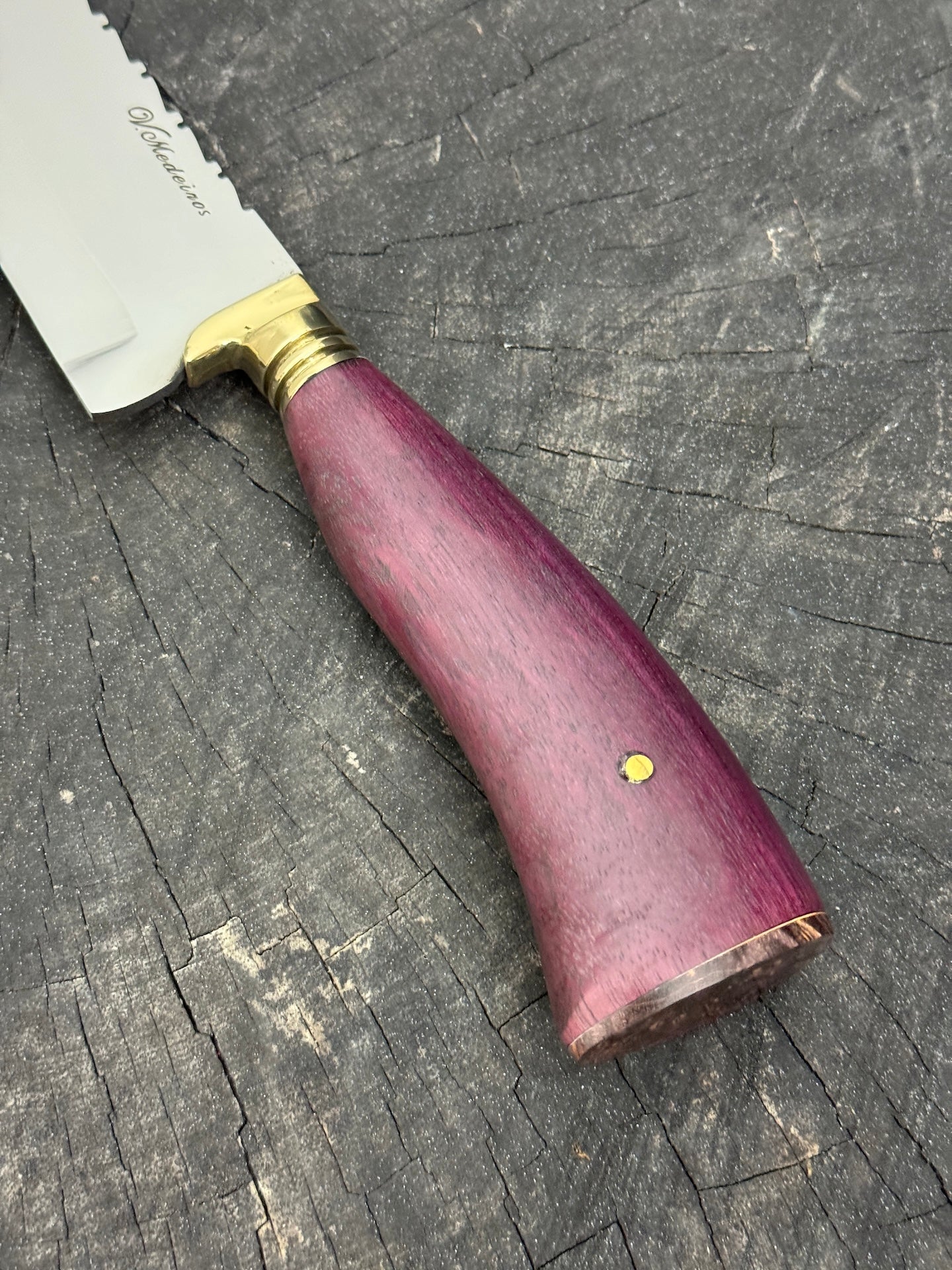 8" Artisan Knife, Roxinho Hardwood, SS440 - 190mm