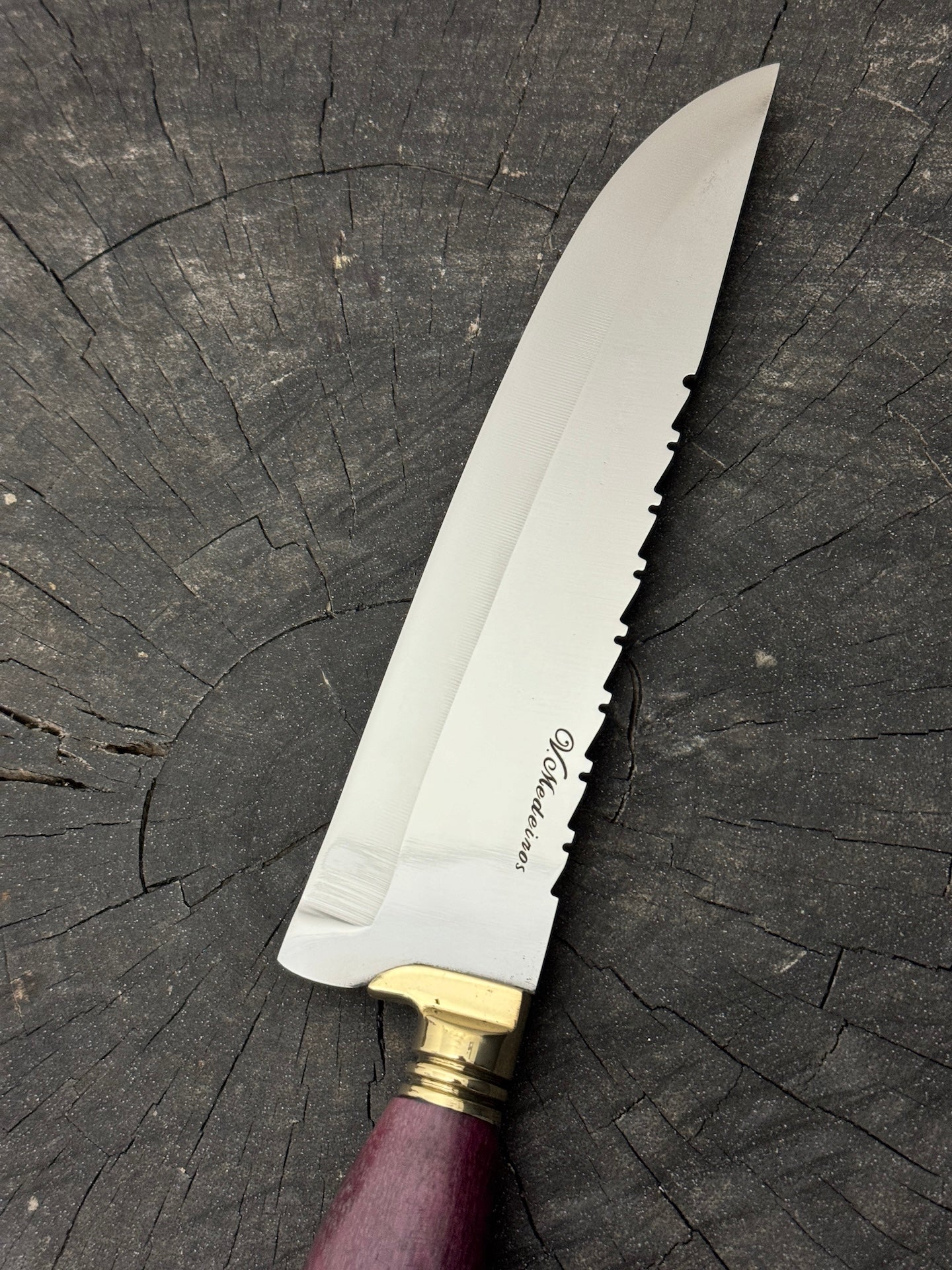 8" Artisan Knife, Roxinho Hardwood, SS440 - 190mm