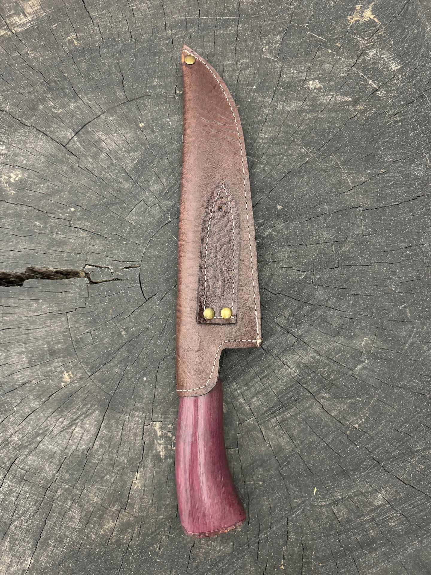 8" Artisan Knife, Roxinho Hardwood, SS440 - 190mm