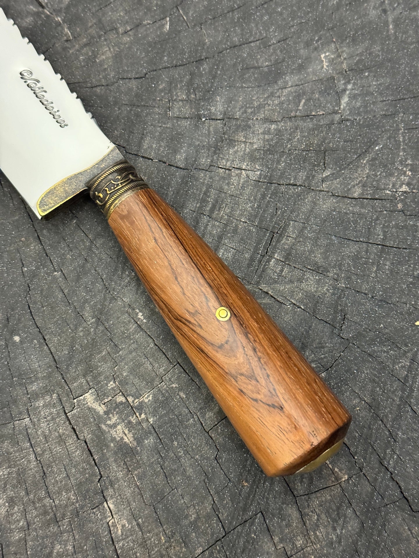 10" Butchers Knife, Native Hardwood, SS440 - 250mm