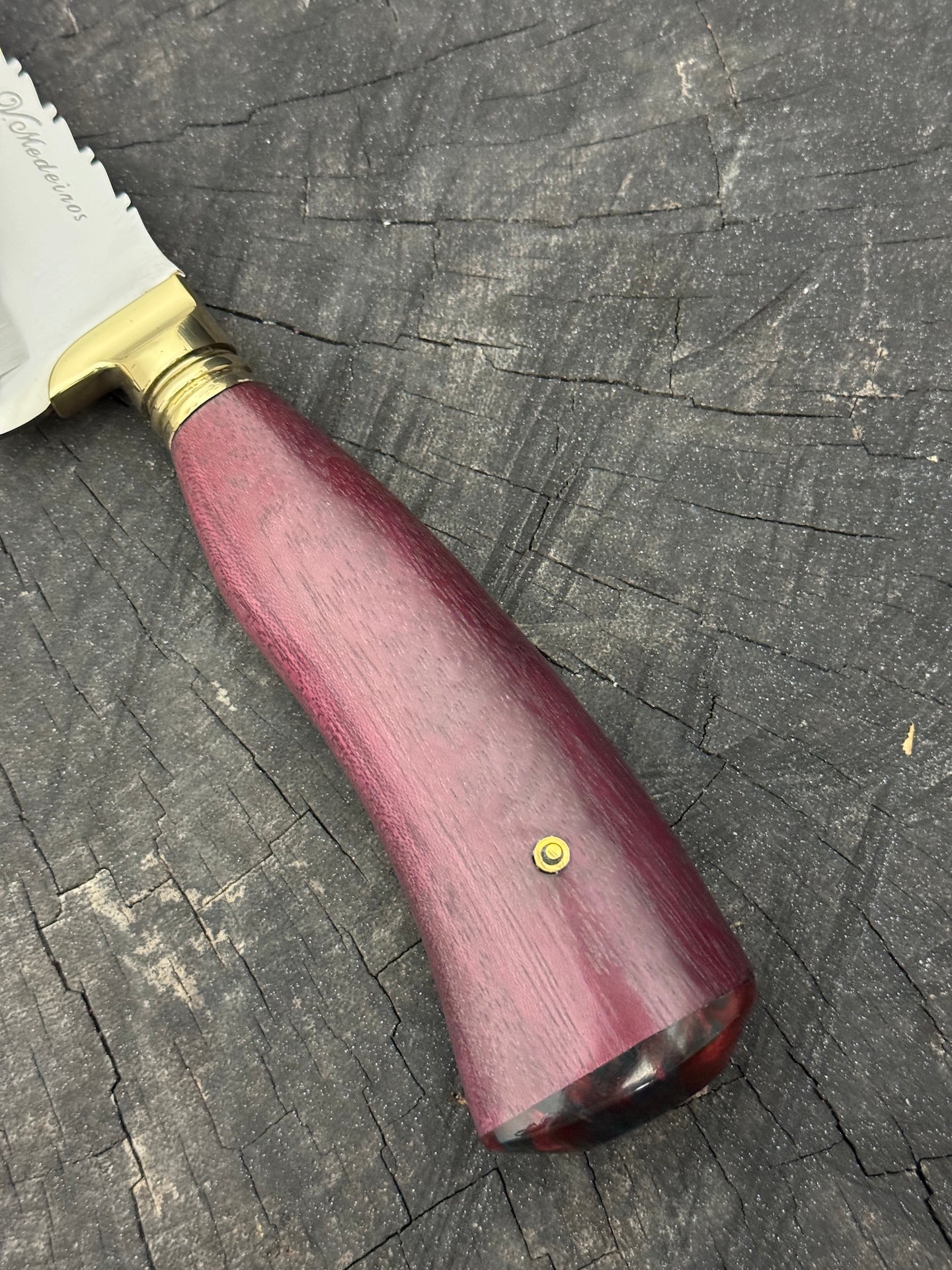 10" Butchers Knife, Roxinho Hardwood, SS440 - 250mm