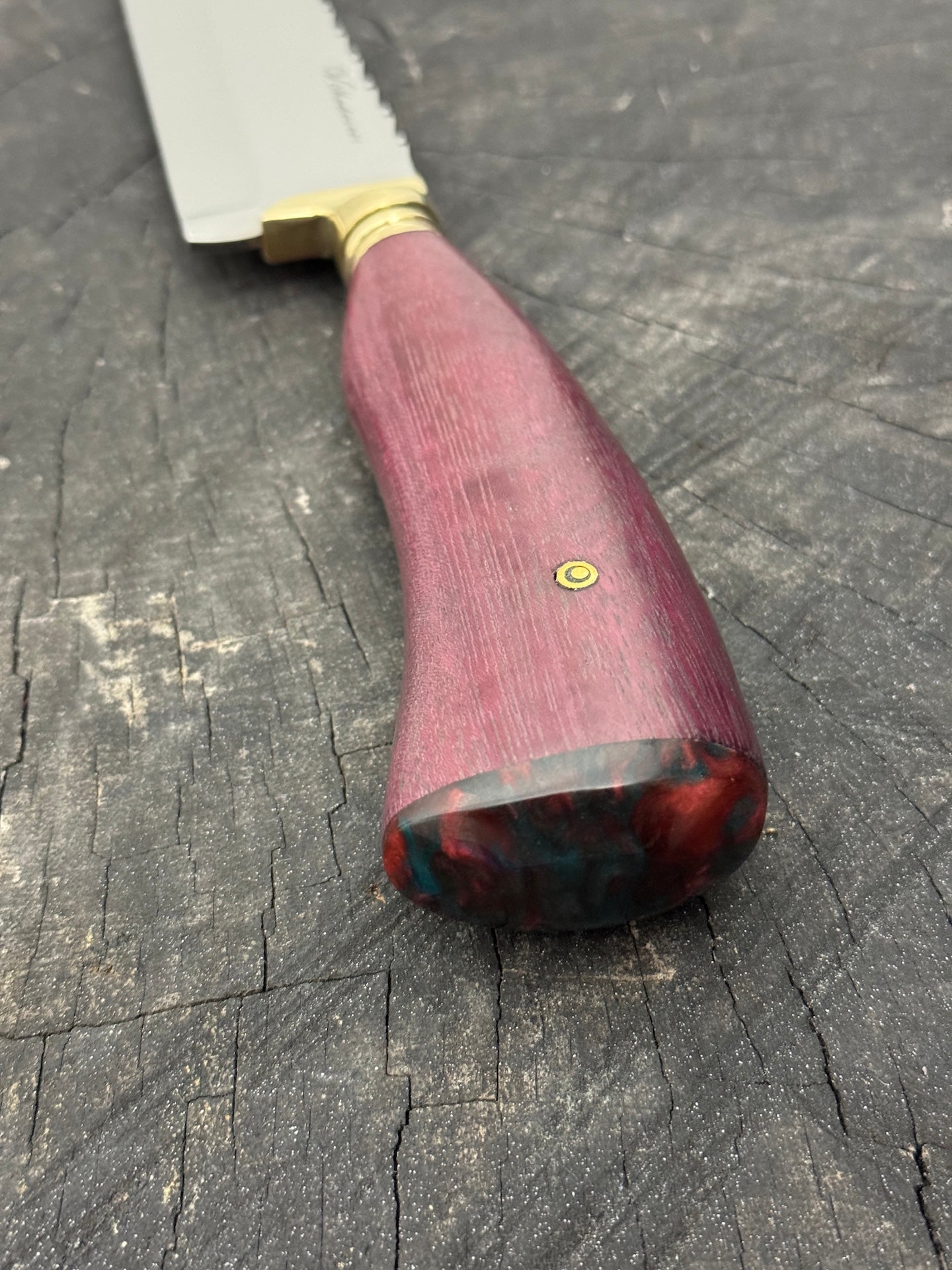 10" Butchers Knife, Roxinho Hardwood, SS440 - 250mm