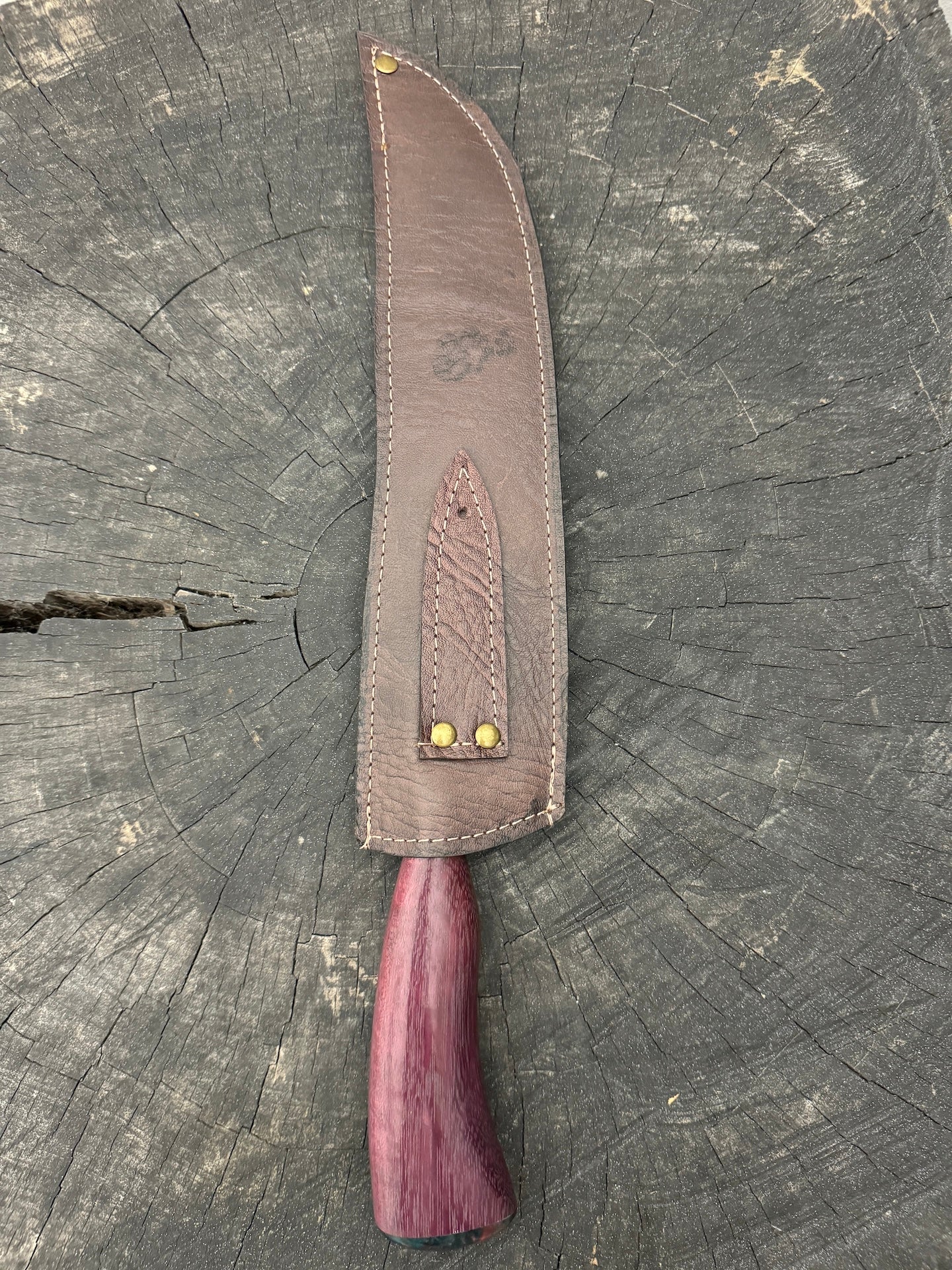 10" Butchers Knife, Roxinho Hardwood, SS440 - 250mm