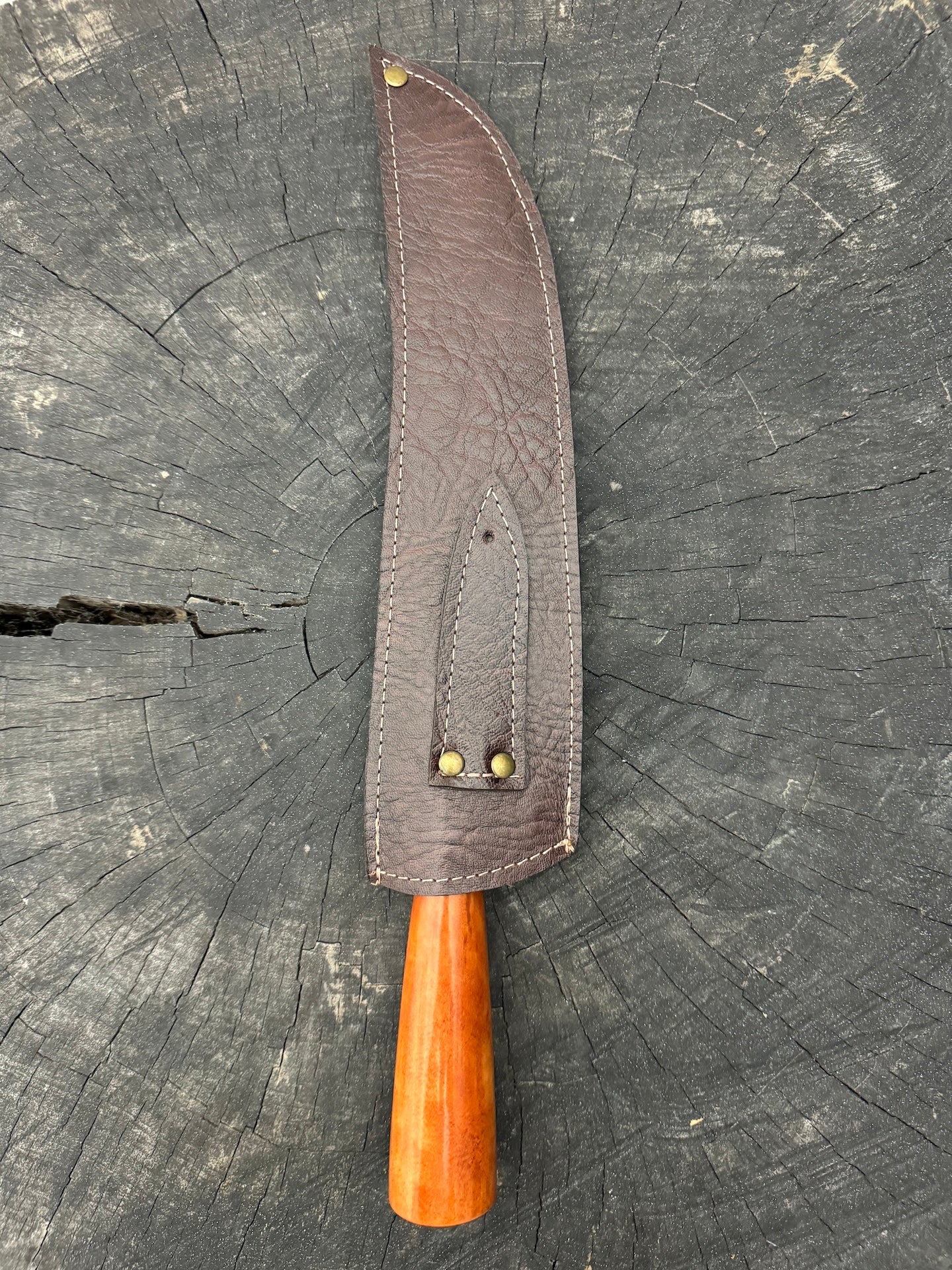10" Butchers Knife, Cherry Hardwood, SS440 - 250mm