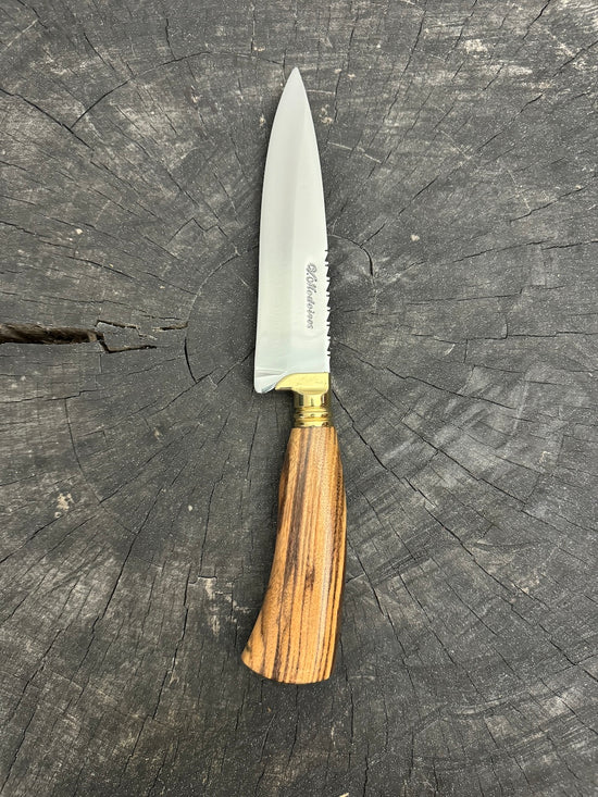 6" Utility Knife, Native Hardwood, SS440 - 150mm