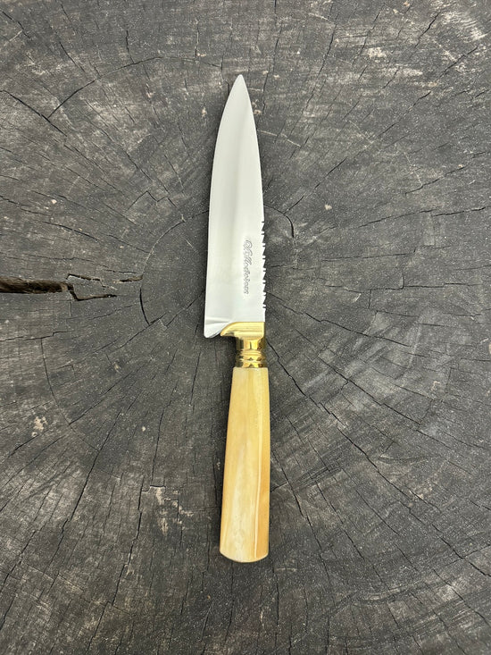 6" Utility Knife, Ostrich Bone SS440 - 150mm