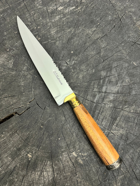 8" Chef Knife, Jacaranda Hardwood, SS420 - 200mm