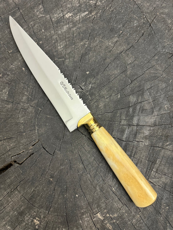 8" Chef Knife, Ostrich Bone, SS420 - 200mm