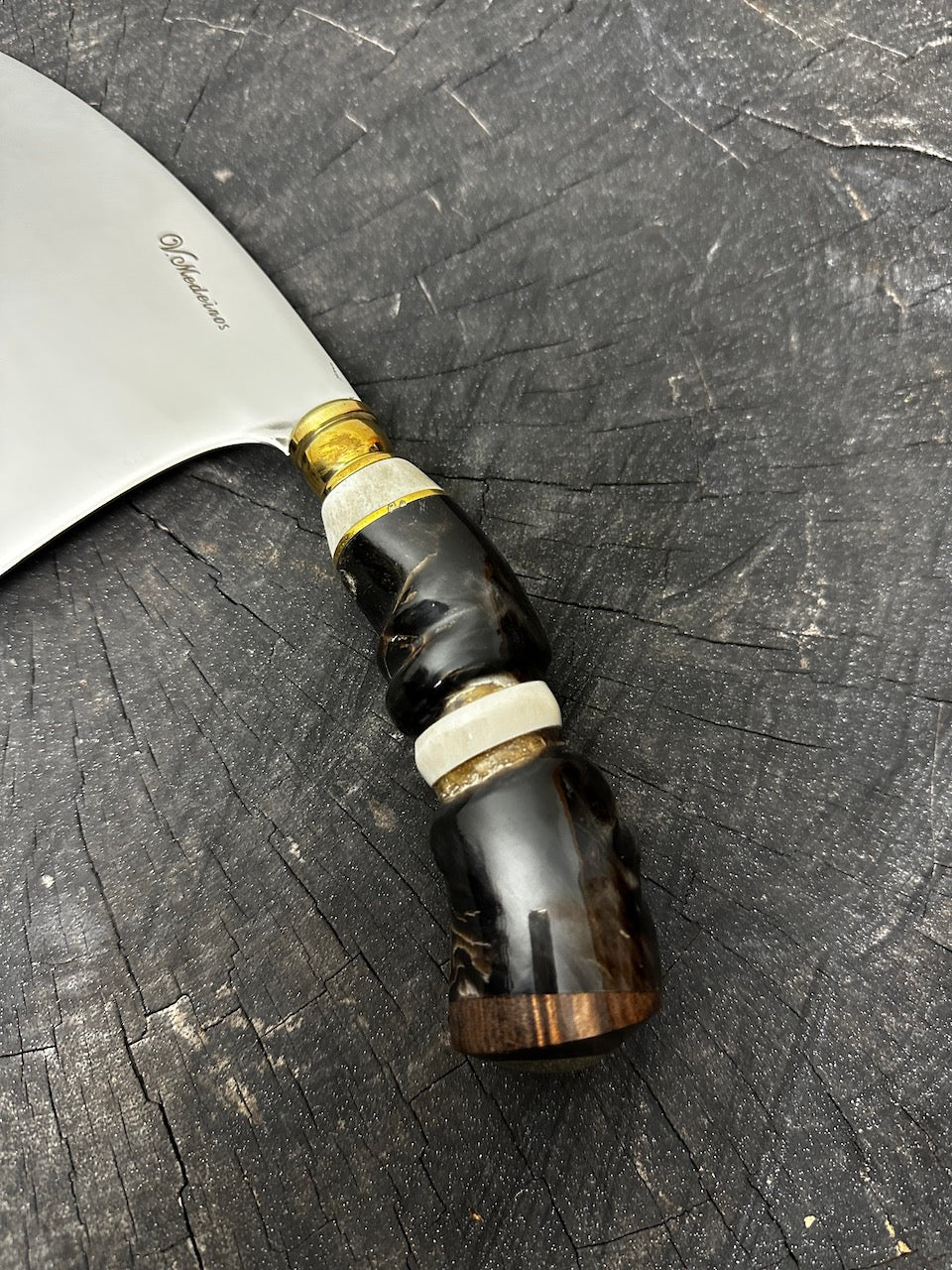 8" Cutelo / Cleaver, Antelope Horn, SS440 - 190mm