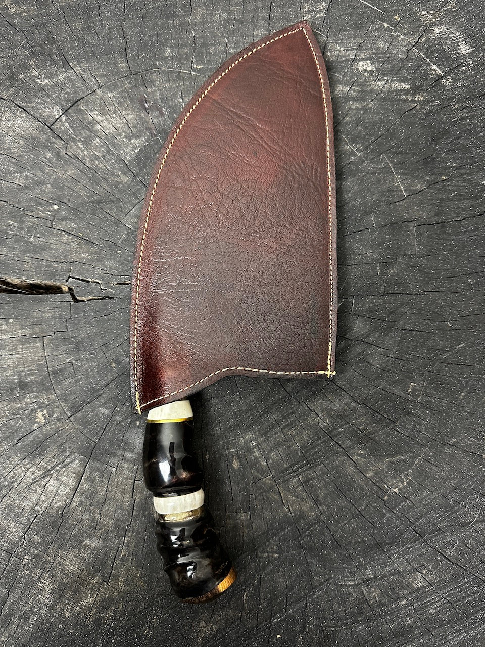 8" Cutelo / Cleaver, Antelope Horn, SS440 - 190mm