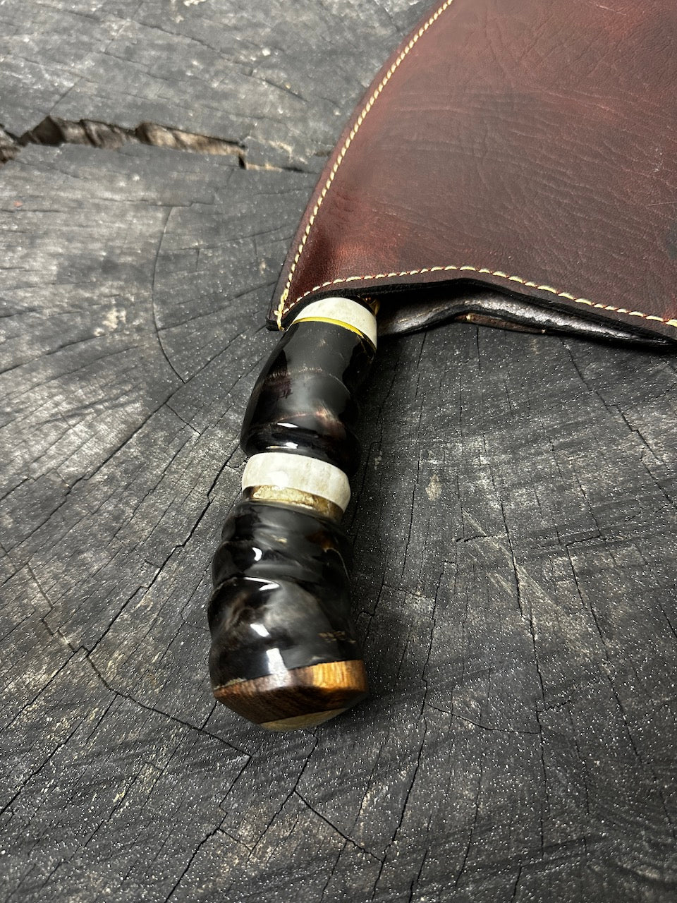 8" Cutelo / Cleaver, Antelope Horn, SS440 - 190mm