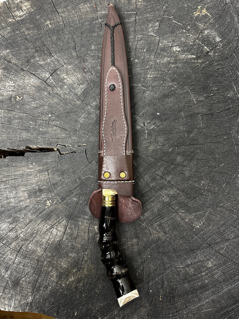 10" Chef Knife, Antelope Horn, RSS440 - 250mm